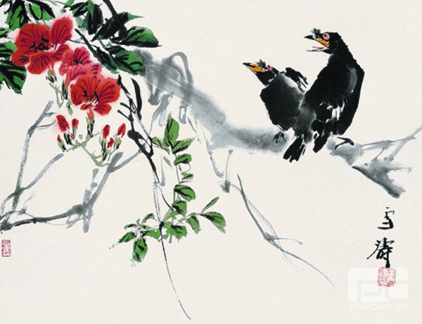 王雪濤 雙喜圖