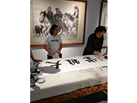 畫家張寶珠為大雅堂題字
